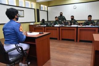 24 Taruna AAL Tingkat ll Korps Marinir Jalani Ujian Garjas Semester Genap